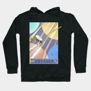 Voyagers Spacecraft Illustration Hoodie